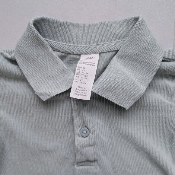 (4/$20) H&M - Cotton Pique Polo Shirt - Picture 4 of 5